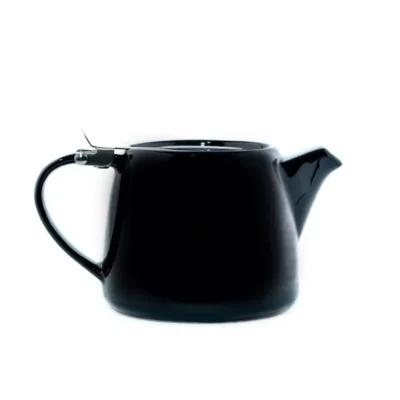 Τσαγιέρα πορσελάνης new bone china 500ml - μαύρη